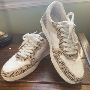 Madewell Court Sneakers in Spotted Calf Hair